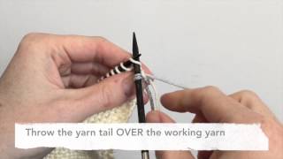 Weaving In Ends As You Knit