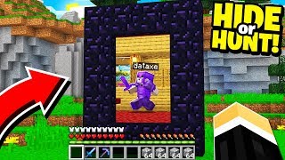 we found a 200IQ SECRET Minecraft Base - Hide Or Hunt #7
