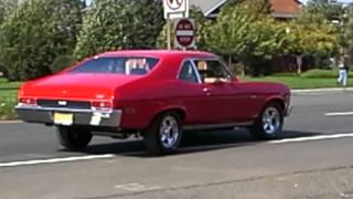 Chevy nova burnout Brians at karl mey show