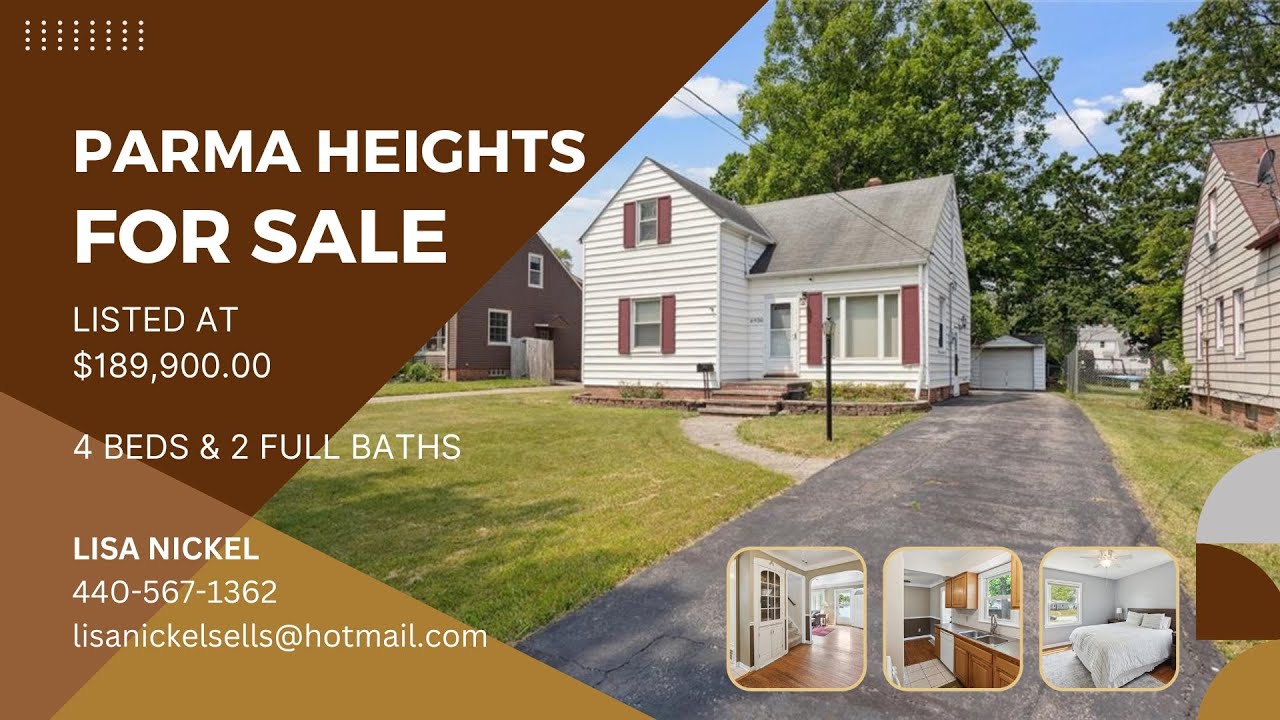 Video Walk through 6936 Orchard Blvd Parma Heights Ohio Real Estate