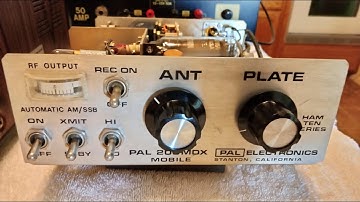 PAL 200MDX Linear Amplifier Part 3, all Cleaned up and the Final Test.  Nice Clean Linear Amplifier!