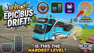 Real bus game bus Driving simulator blue bus
