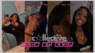 COLLECTIVE GLOW UP VLOG | new piercings, new hairstyle etc screenshot 5