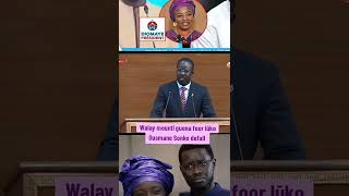 Diomaye Sa coalition meunta gueuna fort loula Ousmane sonko défal 🤔 #shortvideo