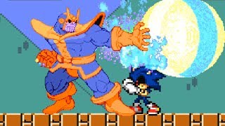 SONIC.EXE VS THANOS | BEST OF 3 SERIES | FUNNY GAMING