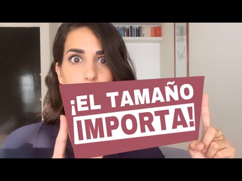 !El tamaño IMPORTA! ¿Cuánto debe medir? ¿Se puede agrandar?