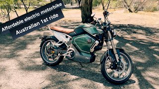 Super Soco TC cafe electric motorbike  |  First impressions