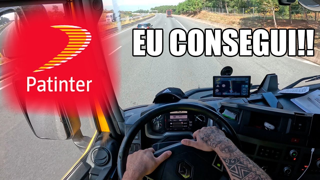 ESTOU NA PATINTER 😁😁 || MOTORISTA AOS 22 ANOS NA EUROPA