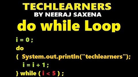 do while loop | exit controlled loop