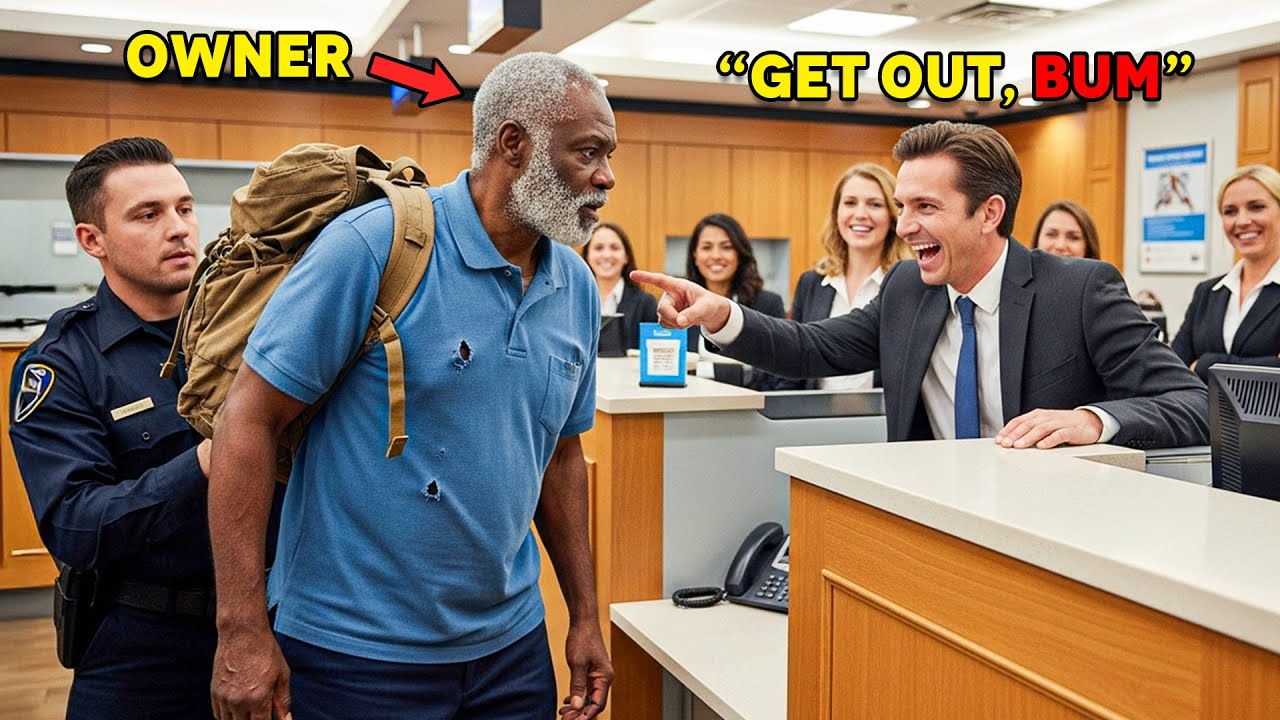 Old Black Man with a Sack Claims Bank Ownership—They Laughed Until They Regretted It