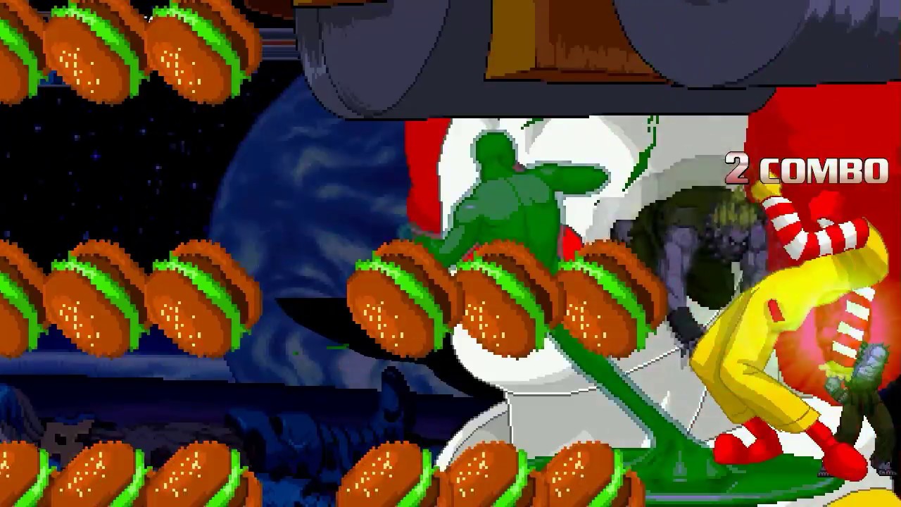 AN Mugen Request #893: Apocalypse, Abyss, Cheap Homer & Rare Akuma VS Dark Donald