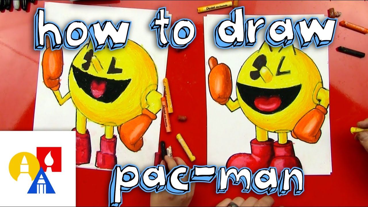 How To Draw Pac-Man - KidzTube