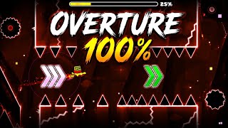 Overture 100% Complete | Fire gauntlet | Geometry Dash