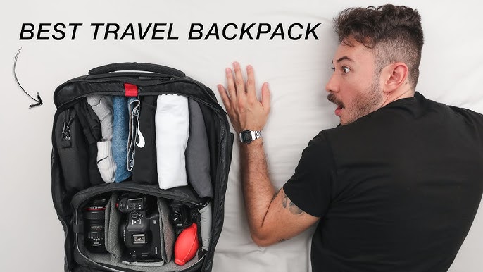 Topmove Traveler Anti-Theft Backpack - YouTube test (from Lidl) review and 