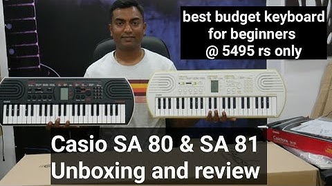 Casio mini keyboards | best for beginners | mrp 5495| SA 80 SA 81