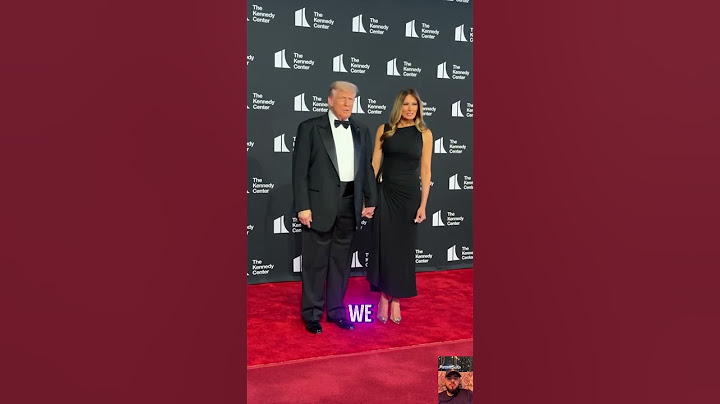 President Donald J Trump & First Lady Melania Trump attending Les Miserables tonight at The Kennedy