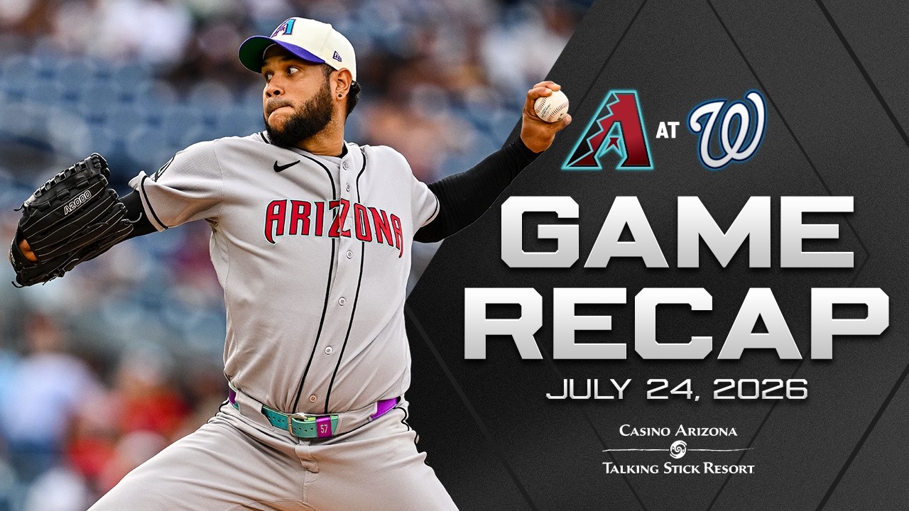 D-backs vs. Nationals Game Highlights (7/24/26) | MLB Highlights | Arizona Diamondbacks