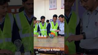 Contactor &amp; Relay Connections #iti #electrician #inductionmotor #skillbuilding #trending