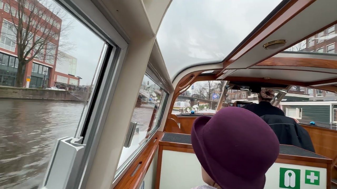 Passeio de barco Amsterdã 🇳🇱 