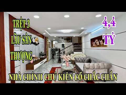 Video Bán Nhà Gò Vấp 827} bán nhà giá rẻ 4,4 tỷ trệt 3 lầu... - youtube