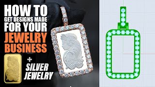 How To Get Jewelry Designs Made For Your Jewelry Business (Pamp Suisse Gold Bars, Silver, Rhino 3D) screenshot 3