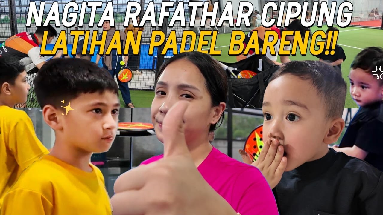 CIPUNG TUNJUKIN THE REAL TITISAN RAFFI AHMAD!!! LANGSUNG JAGO MAIN PADEL PERTAMA KALI!!!
