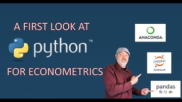 A First Look at Using Python for Econometrics