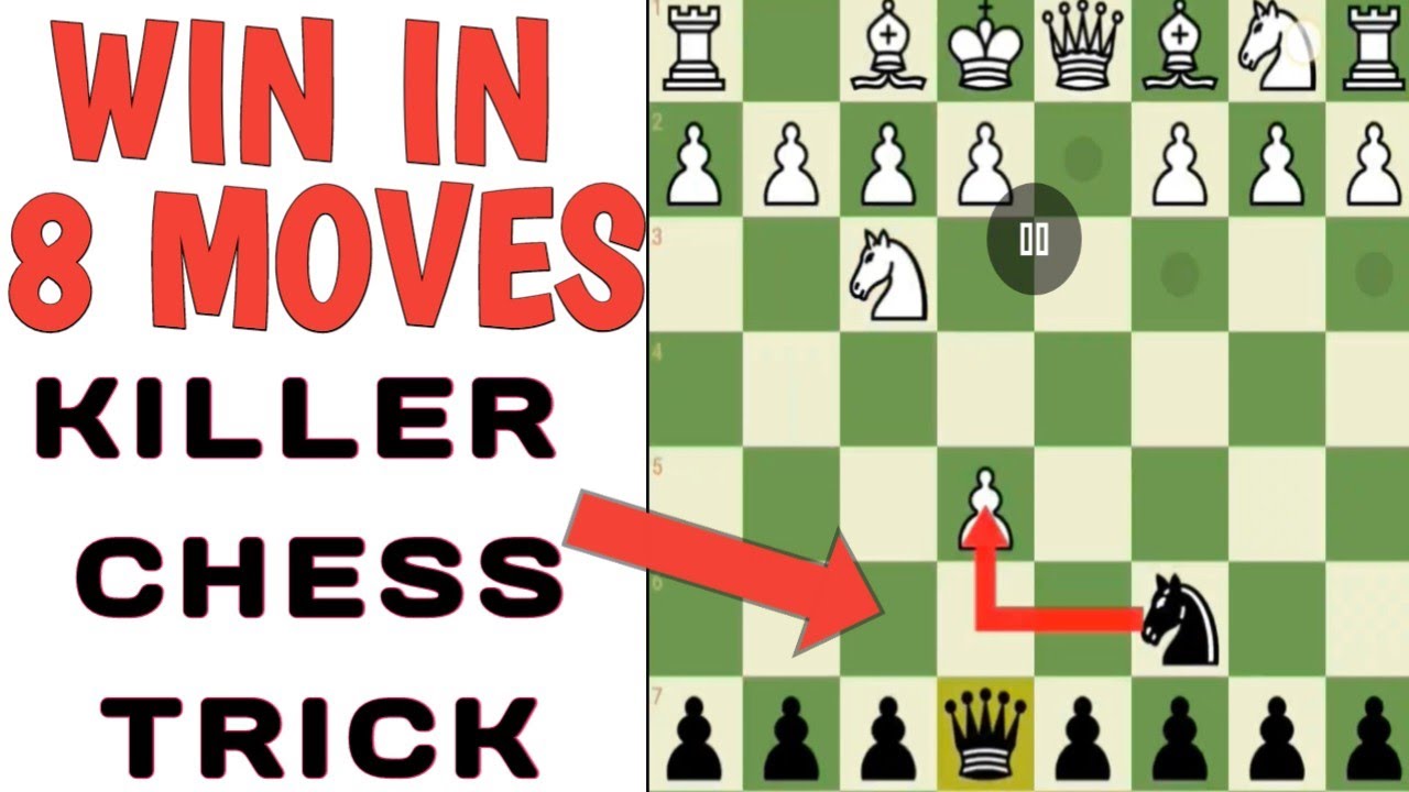 Win at chess in 8 moves | Checkmate in 8 moves | You have to know this ...