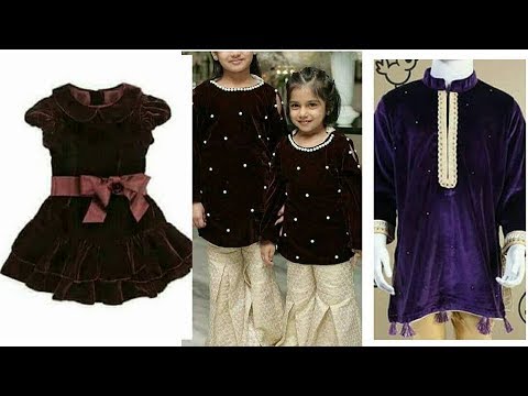 kids black velvet dress