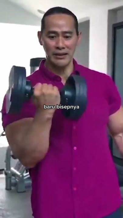 latihan Bicep Curl by Ade Rai,gimana latihanmu sudah betul?😁