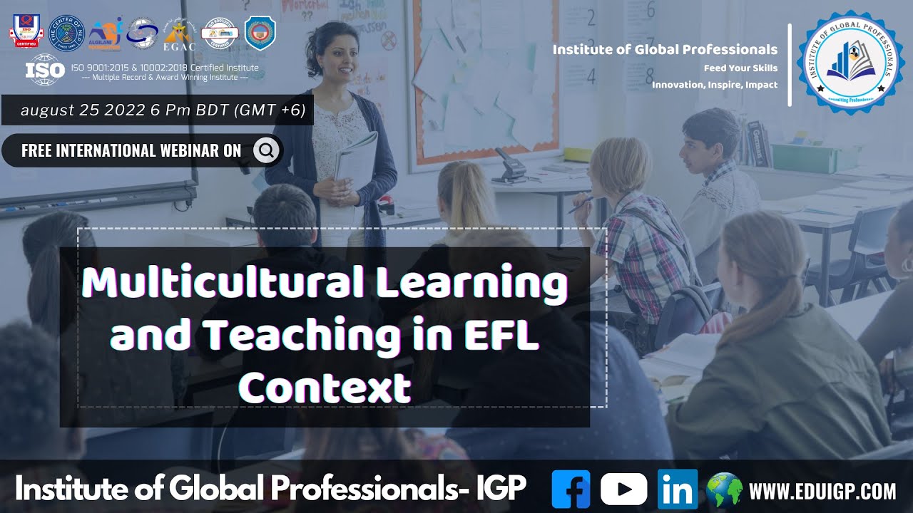 Multicultural Learning and Teaching in EFL Context (Quiz) - YouTube