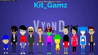 My 15 new characters created on Vyond Studio
