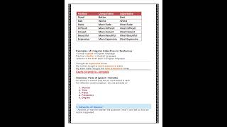 Grade 4 English Notes