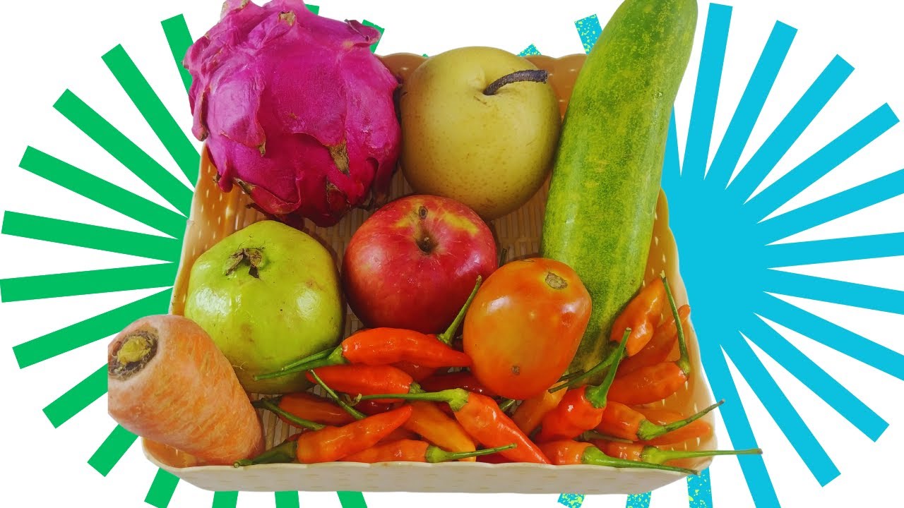 Cutting Fruit Cucumber,Chili,Guava,Apple,Tomato,Carrot,Dragon Fruit