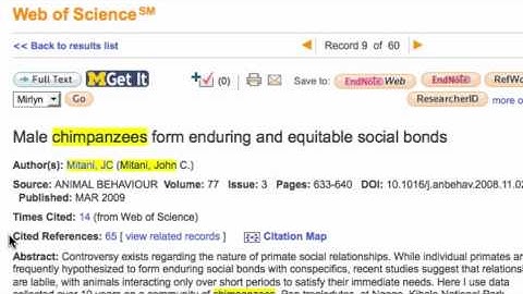 Web of Science - Getting Started