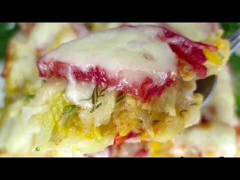 ОВОЩНАЯ ЗАПЕКАНКА в духовке! Легкий и Вкусный Рецепт!
