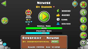 Nowise by Darwin 100% | (Hard Demon) Doom Gauntlet GEOMETRY DASH