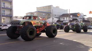 2025, Wildwood NJ, Monsters On The Beach, Monster Truck Parade