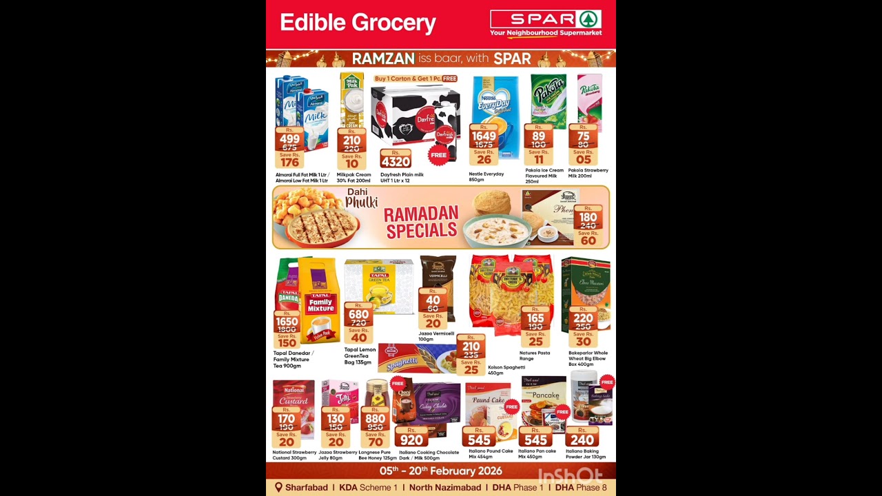 Spar Pakistan Offers till 20-02-2026