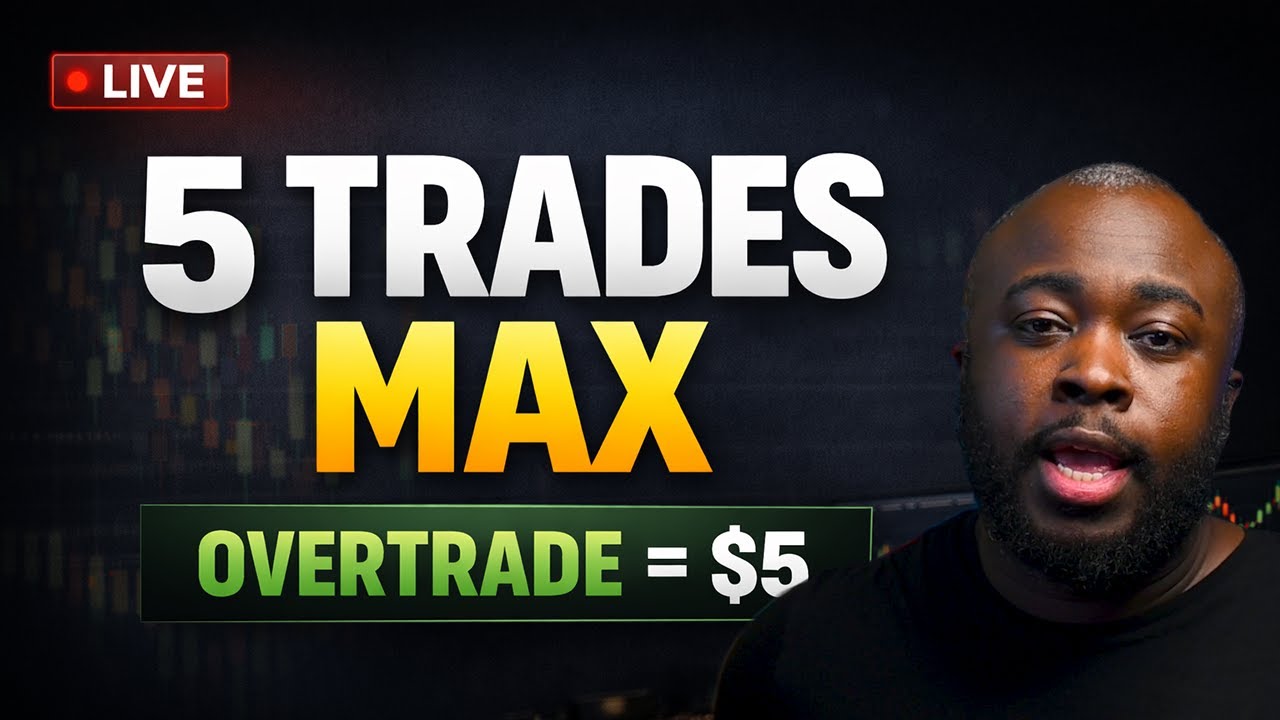 Day Trading Small Account Morning Show | 5 Trades Max (Overtrade = $5)