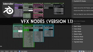 Blender 2.8: VFX Nodes (Version 1.1) [Addon]