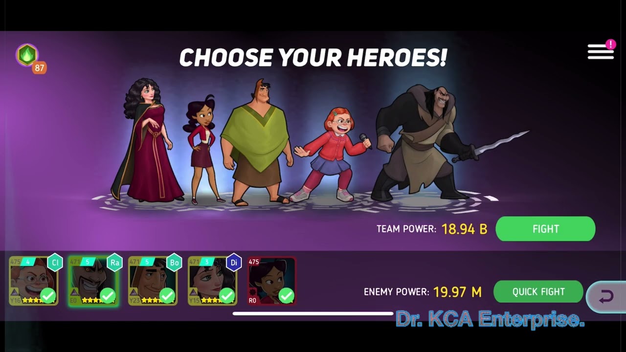 Disney Heroes Battle Mode | Penny Proud #drkcaenterprise #disneyheroesbattlemode #gameplay #disney