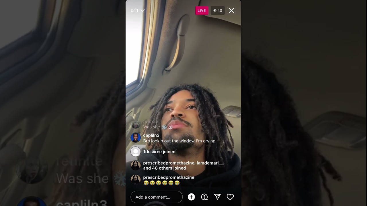 1oneam goes on live sad after horrible sexual intercourse [@1oneam]