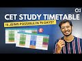 TOPPERS USE THIS TIMETABLE | MBA CET Daily Timetable for JBIMS
