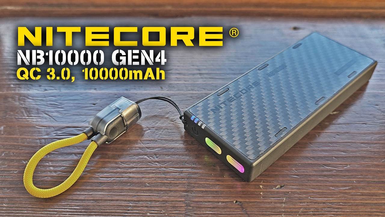 Зарядное устройство Power Bank Nitecore NB10000 GEN4@Corcoran ALEDC/Powerful external battery