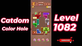 Catdom Color Hole Level 1082 Walkthrough [NEW UPDATE] 🐱🟣 | Relaxing Color Puzzle Game | Go Answer