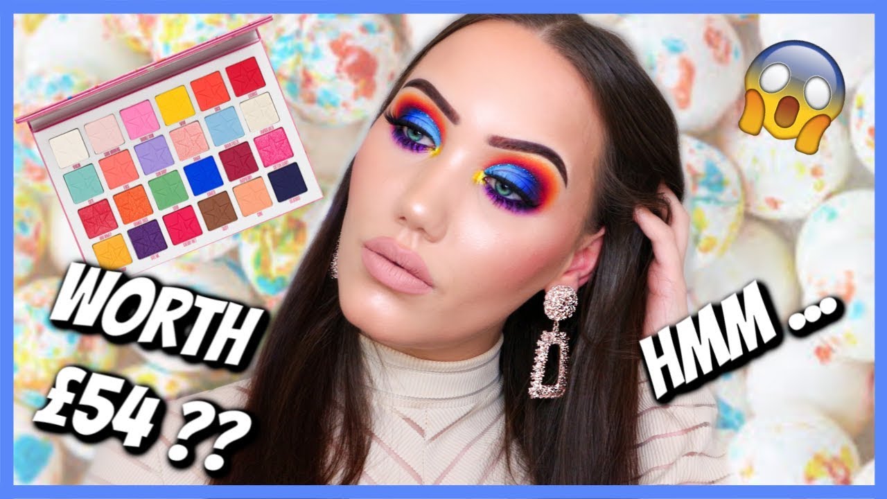 NEW JEFFREE STAR JAWBREAKER PALETTE TUTORIAL, REVIEW ...