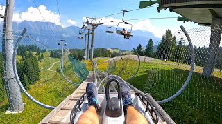 Rodelbahn Floomzer | Flumser Berg | 4K Onride POV