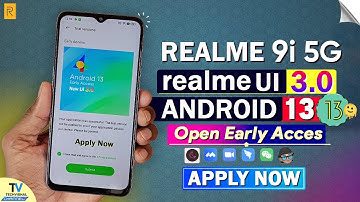 Finally Realme 9i 5g New Android 13 Update realme Ui 4.0 | Apply Now | Realme 9i 5g New Android 13