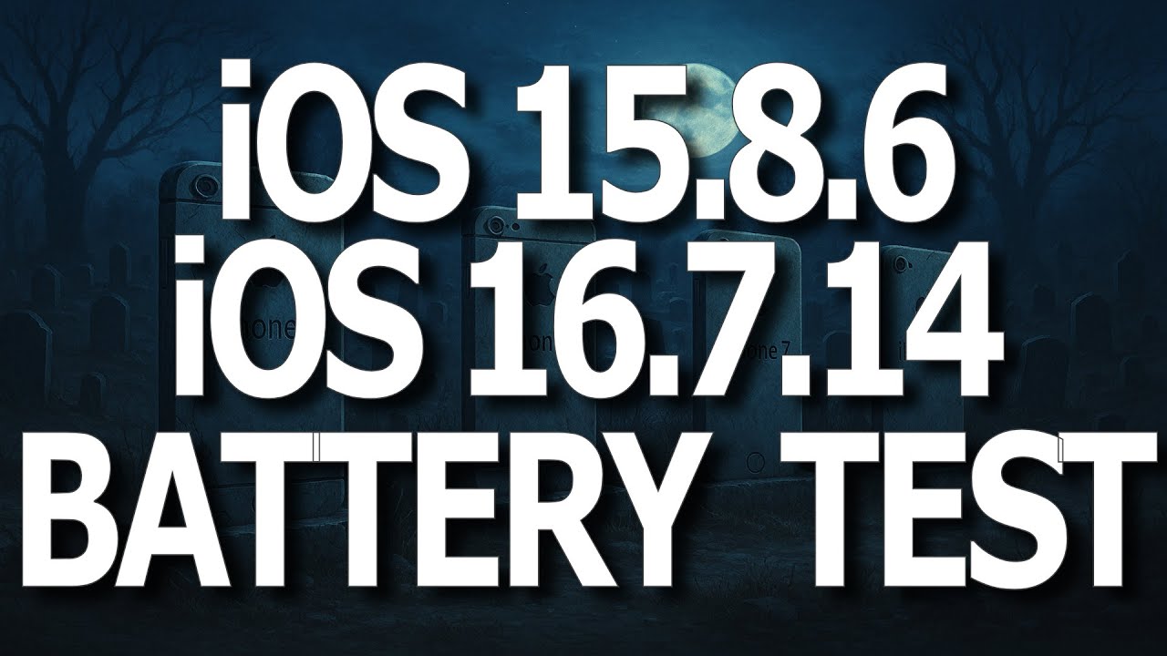 iPhone 本体 iOS 16.7.14 100%バッテリー iOS 16.7.14 & iOS 15.8.6 iPhone Battery Life / Battery Drain